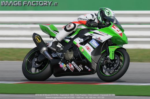 2010-06-26 Misano 0170 Rio - Superstock 1000 - Free Practice - Chris Leeson - Kawasaki ZX 10R